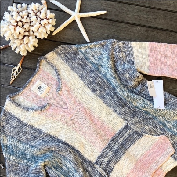 🌴🌼RIP CURL- MONTAUK SWEATER PONCHO SWEATER 🌼🌴 - Picture 4 of 11